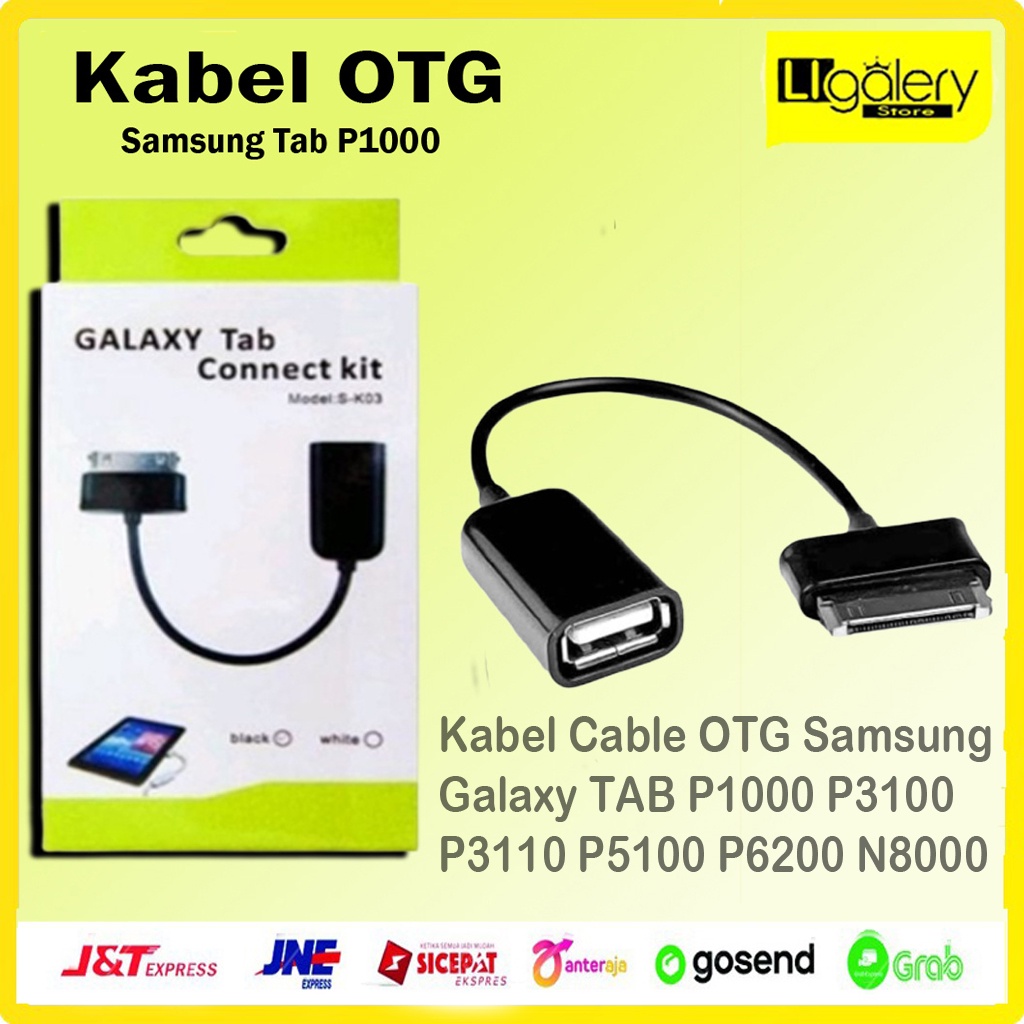 [BISA COD] Kabel Cable OTG Samsung Galaxy TAB P1000 P3100 P3110 P5100 P6200 N8000