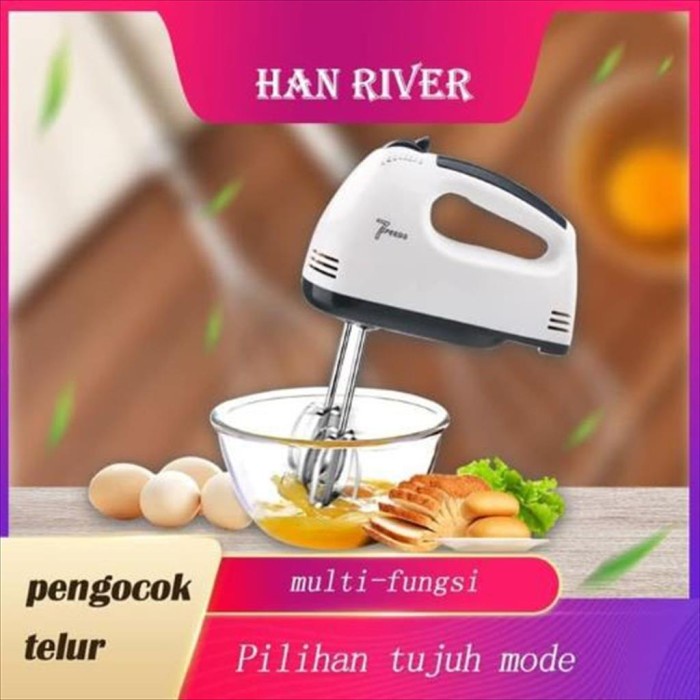 Hand Mixer Han River Turbo Pengaduk Adonan Kue Roti Original Mikser  Hanriver Terbaru Promo Murah Mi