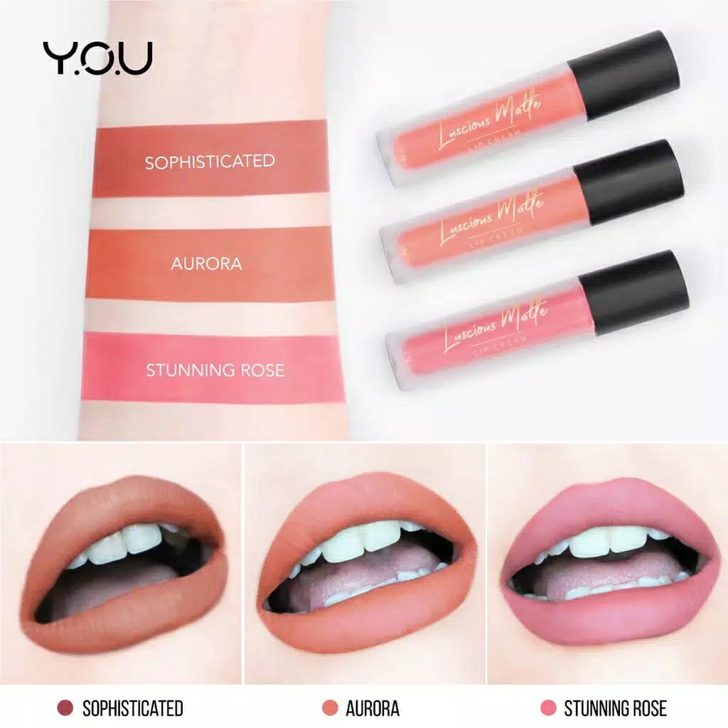 YOU Basic Collection Luscious Matte Lip Cream All Day Matte