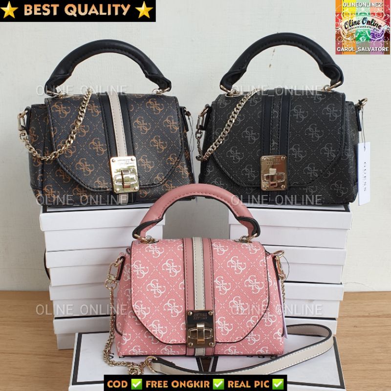 tas kasinta kashinta mini size satchel with top handle jinjing bag pesta party girl teenager remaja abg gs gb bag shoulder selempang tali panjang rantai logo 4g kecil best seller new arrival