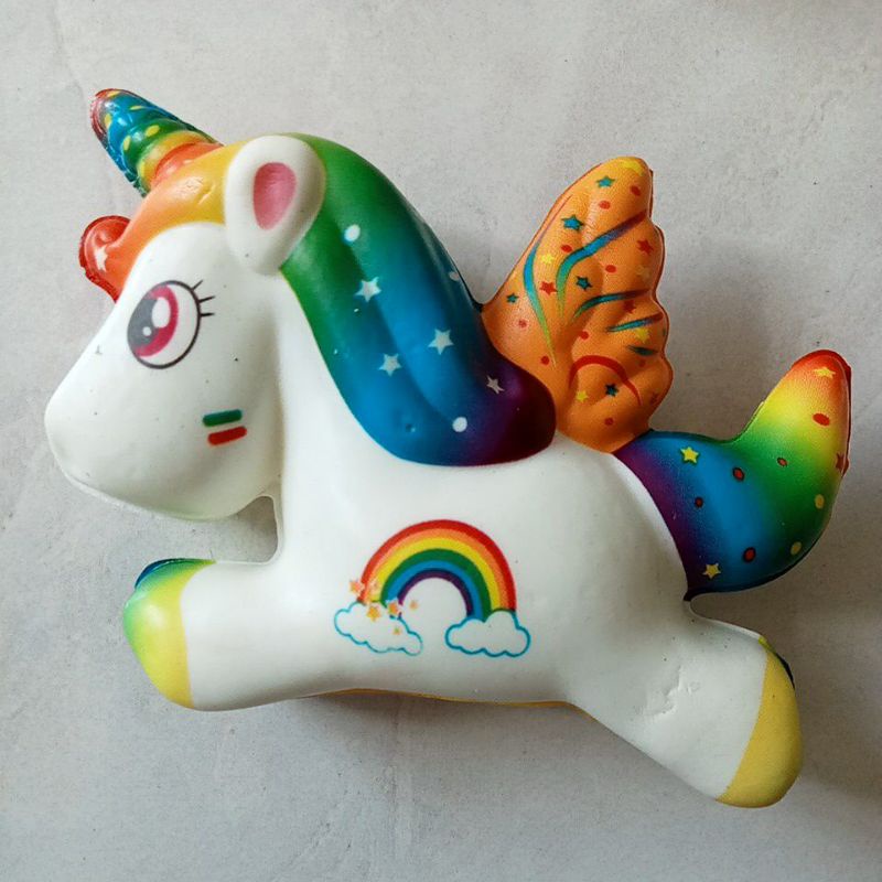 Mainan Skuisi Squishy Squishi Sekuisi Unicorn Slow Banget Slowly