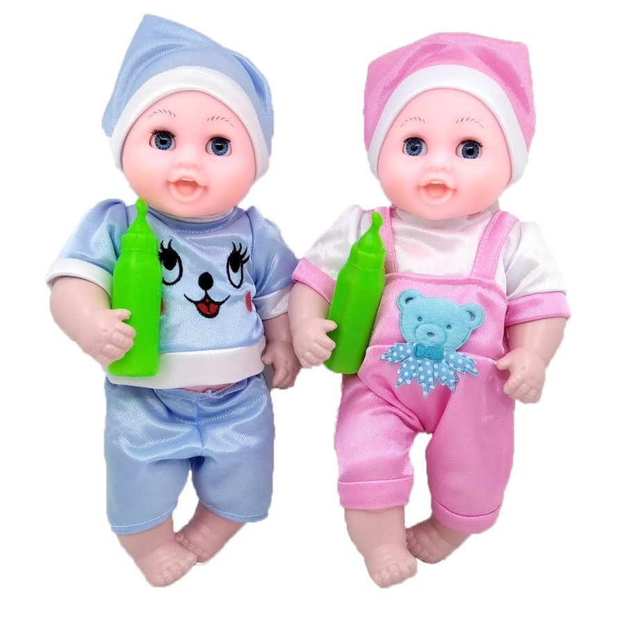 (BISA COD) Kado Boneka Lucu LOVELY BABY Kantong B760 - Mainan Anak Boneka Bayi Dot Suara Bicara Anak Perempuan