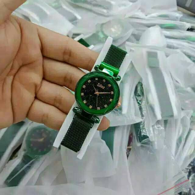 (Terima Cod)Jam Tangan Wanita Fashion Strap Magnet(Dikirim Jakarta)