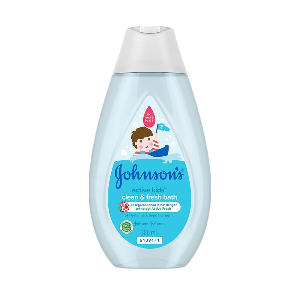 Johnson's Active Kids Clean and Fresh Bath 200ml