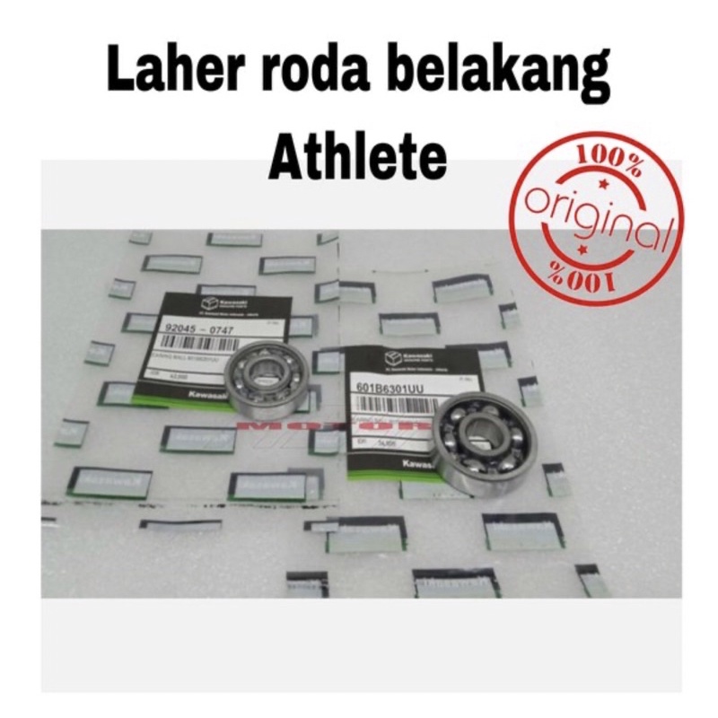 laher klaher bearing roda belakang kawasaki athlete original