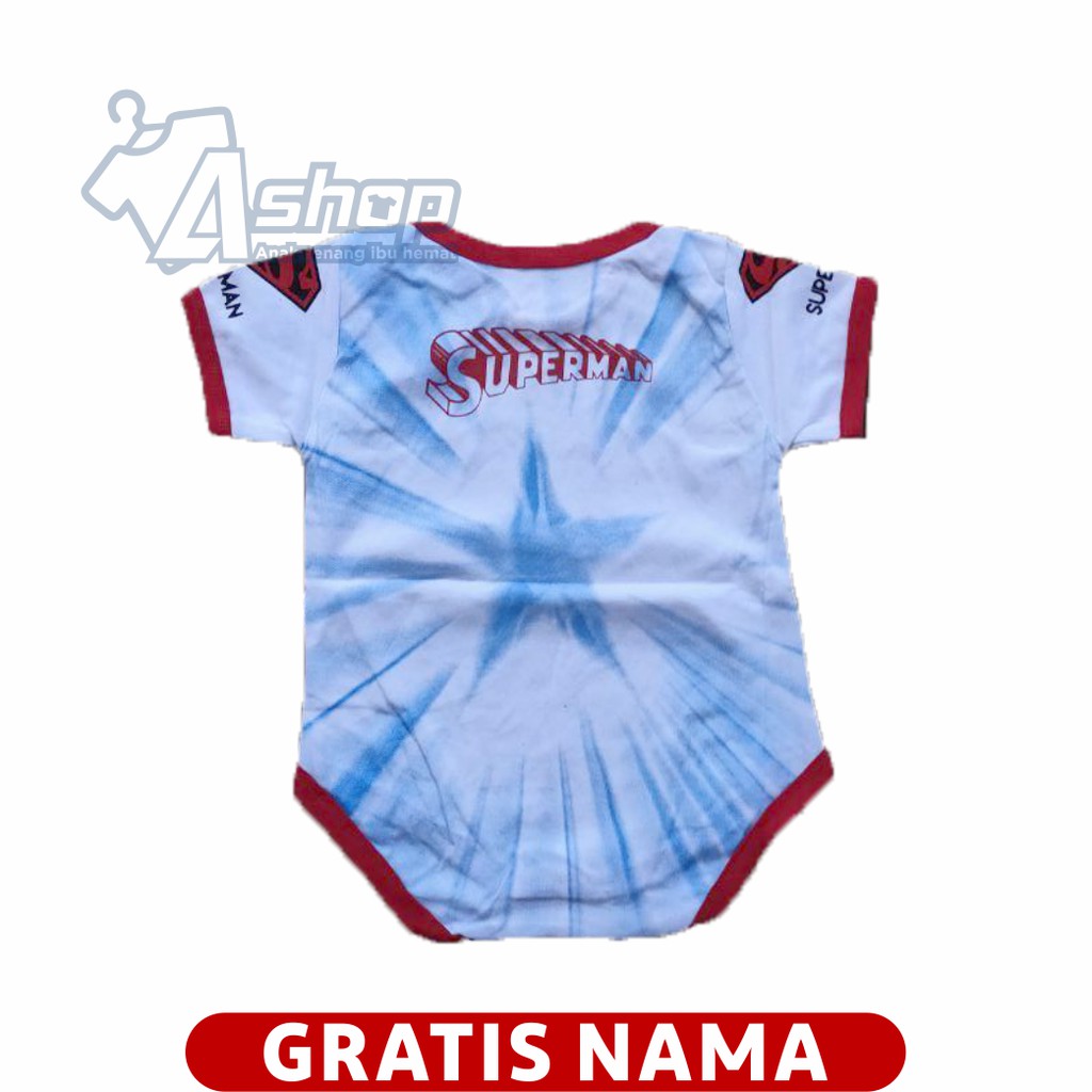 Jumper bayi Superman romper bayi Superman