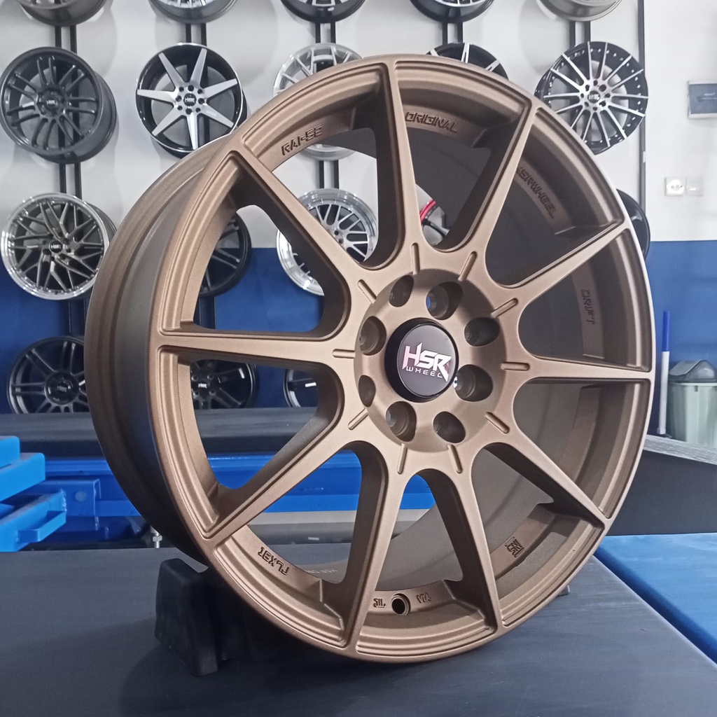 VELG MOBIL RACING HONDA BRIO, JAZZ, MOBILIO, CITY HATCHBACK RING 16 HSR RAI-S2