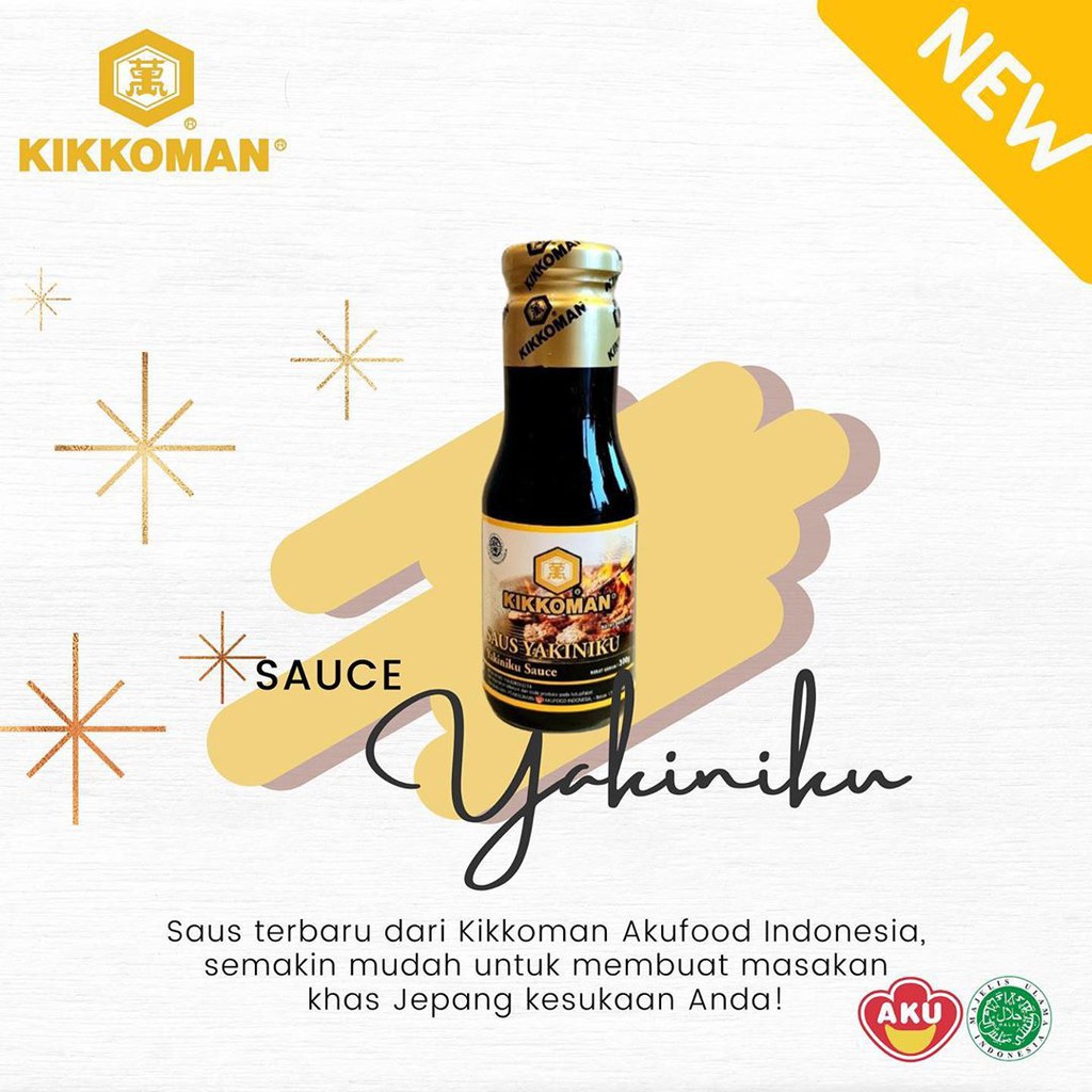 

Kikkoman Saus Yakiniku 300gr Dipping Sauce Cocol Marinasi HALAL