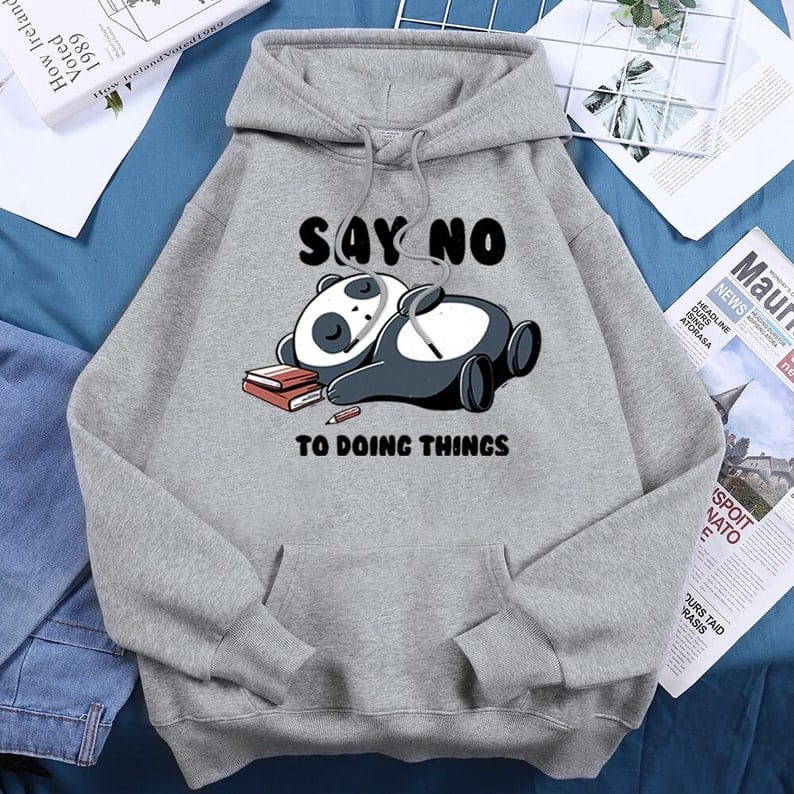 Jumper hoodie Say No II Sweater Hoodie Say No M-XL ( Pria &amp; Wanita )