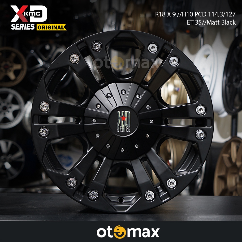 Velg Mobil XD KMC Monster Series Original Ring 18 Matt Black