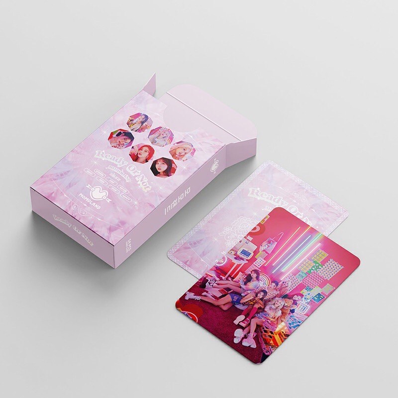 54pcs / Kotak Kartu Pos Kecil MOMOLAND photocard 2021