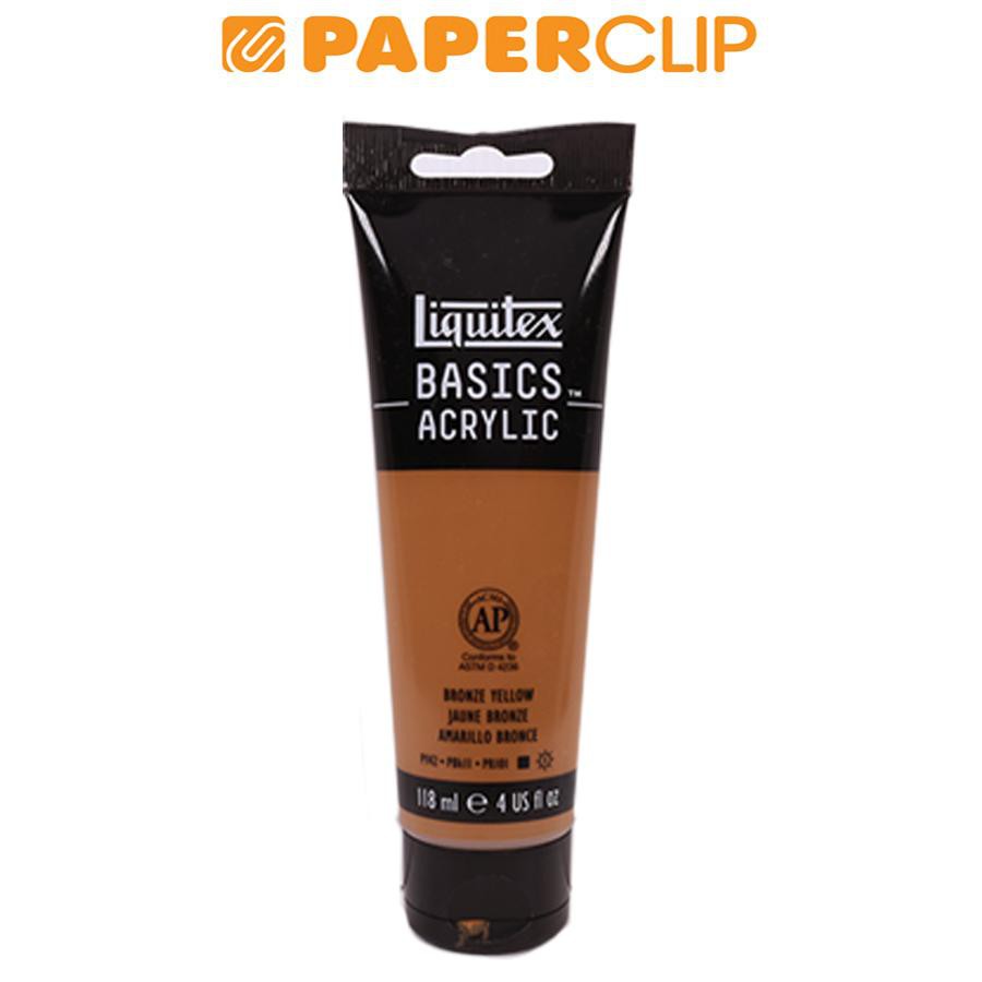 

LIQUITEX ACRYLIC BASIC 118ML BRONZE YELLOW 1046530