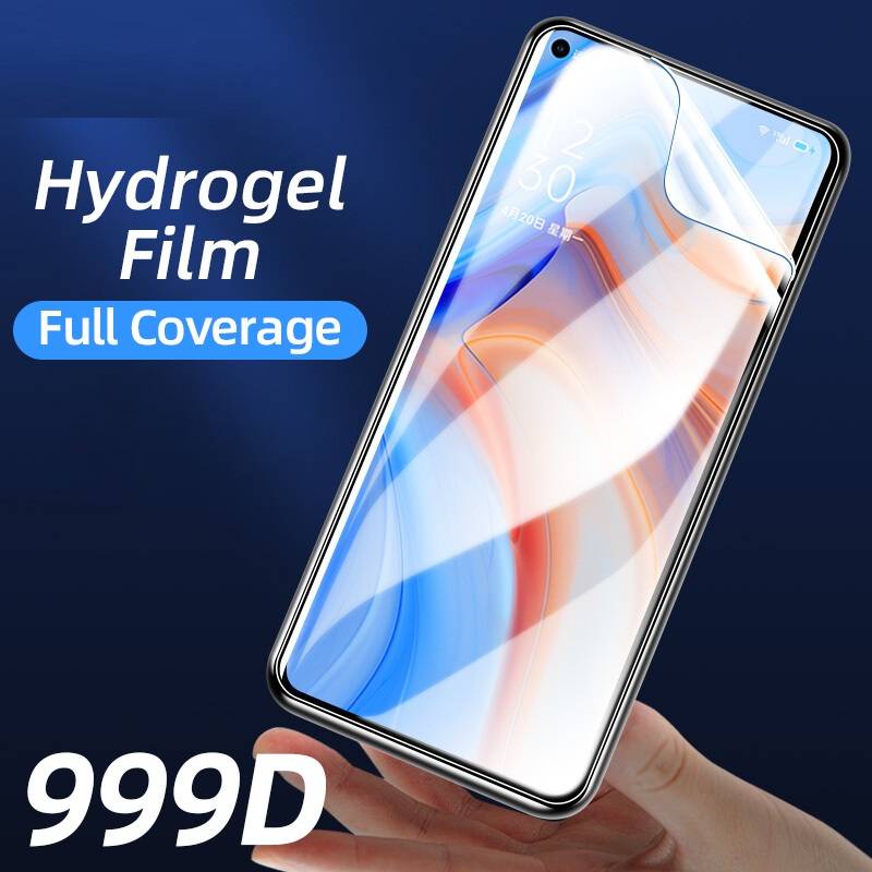 on OPPO Reno Z 2 2F 4F 4SE 4 5 Lite 2Z 5Z 5K 5F 6Z Hydrogel Film  For OPPO Reno 3 4 5 6 Pro Ace 2 10x zoom Find X2 X3 Pro Screen Protector HD Protective Not Glass