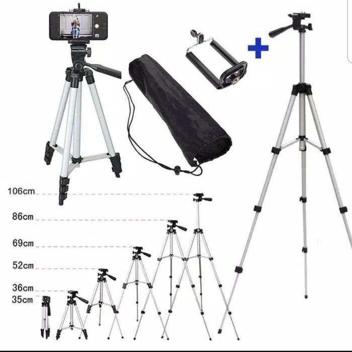 Tripod 1 Meter Portable Aluminium Legs 4 Section 3110A