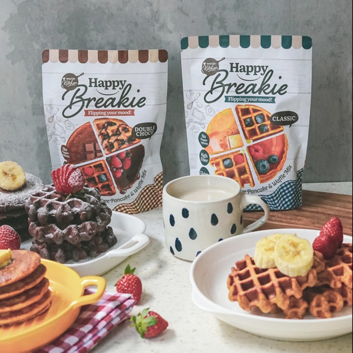 

Ds11 Happy Breakie Gluten Free Pancake & Waffle Mix - Classic 200Gr G6B040B1