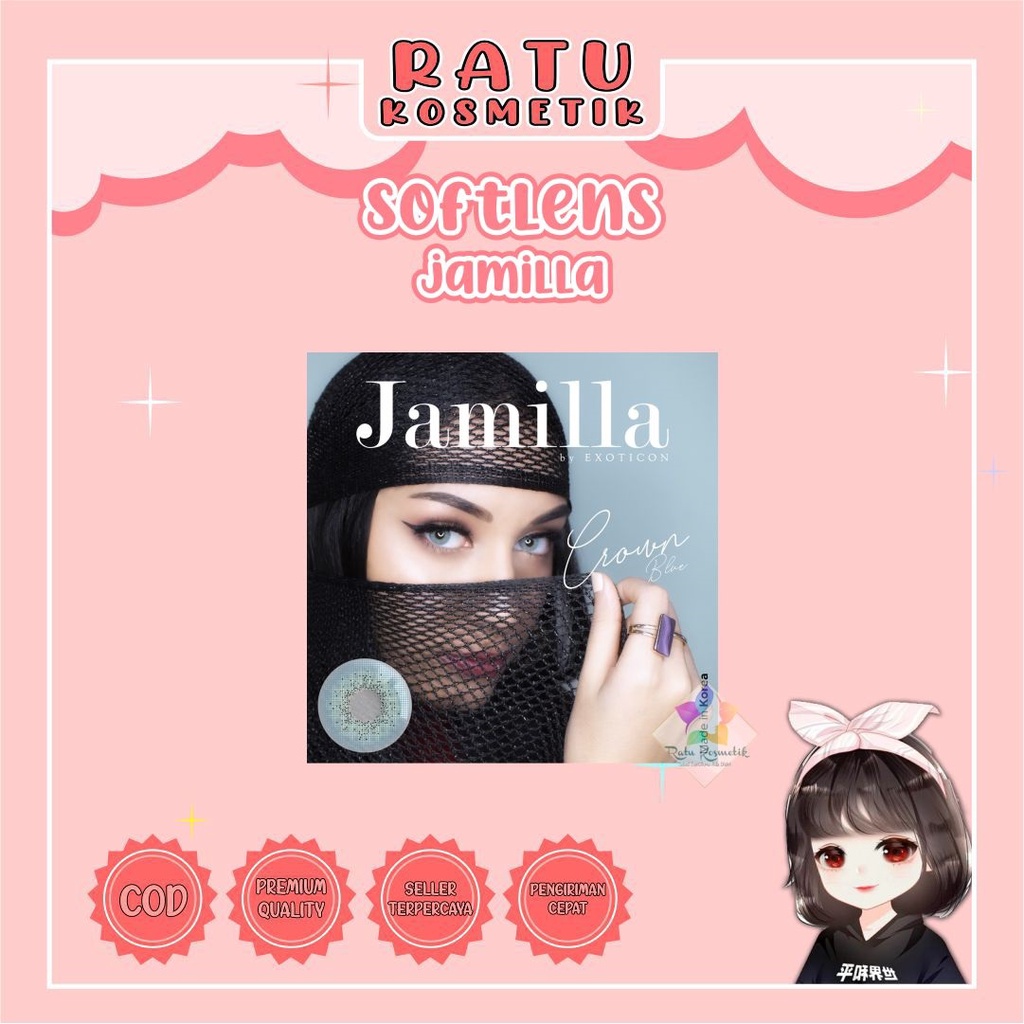 ❤ RATU ❤ Softlens X2 Jamilla Dia 14.5mm Normal | Soflen Jamila By Exoticon