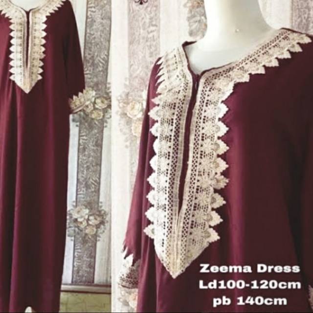 Gamis Renda zeema