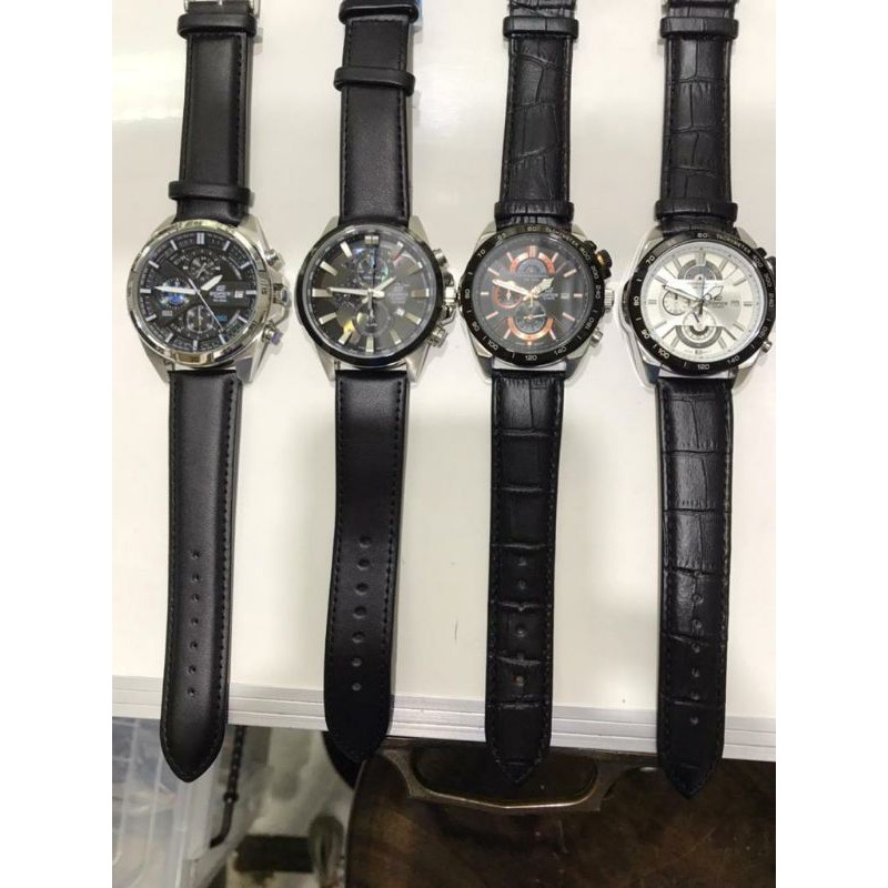 JAM TANGAN PRIA WANITA | RANTAI | KULIT | KARET | MURAH | PRIA CASIO EDIFICE EFR556 EFR303 EFR520 OR
