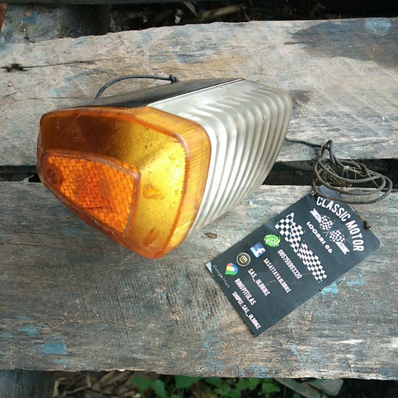 Lampu senja sepeda mini ( onthel ) lawas