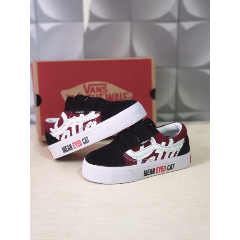 sepatu anak vans laki laki Patta Red size 20-35