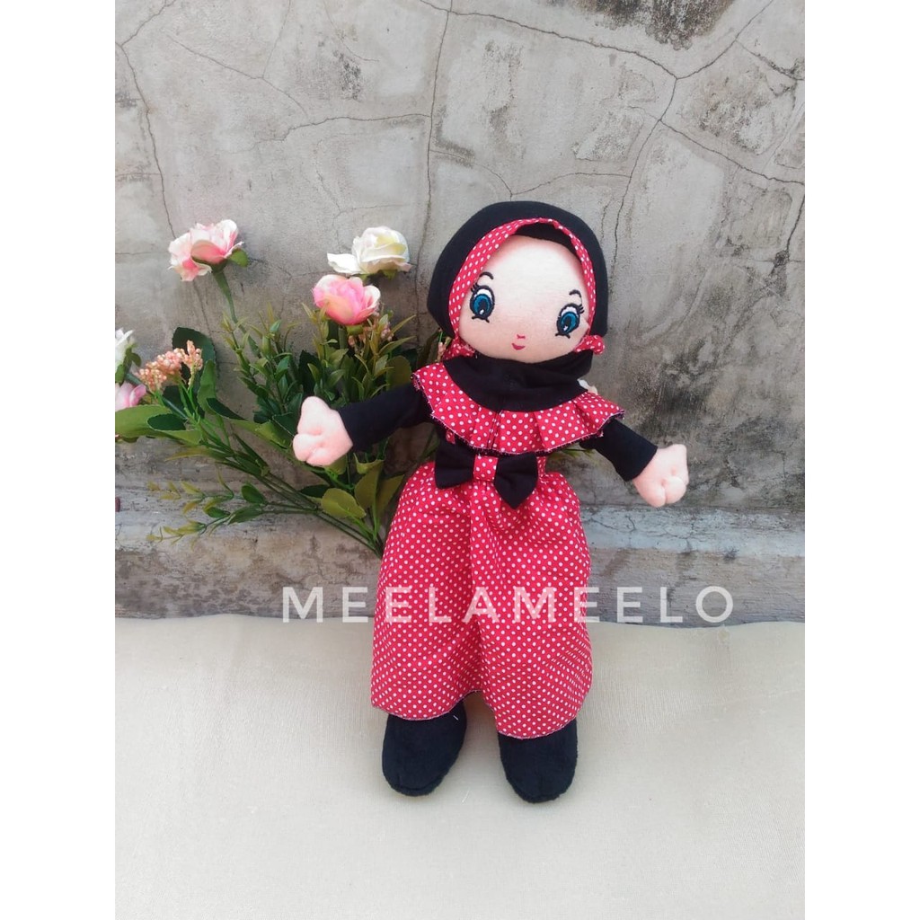 Promo !!! Boneka muslimah  boneka meelameelo Boneka Edukasi