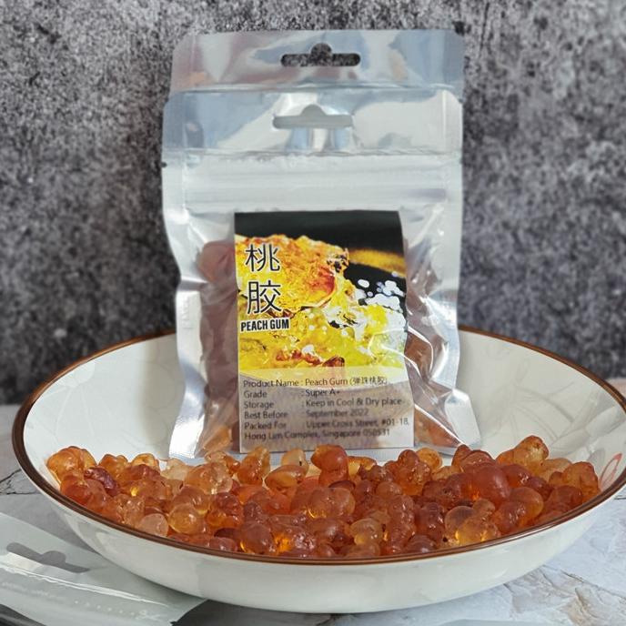 

PEACH GUM PREMIUM SUPER GRADE A (TAO JIAO) 100GRAM