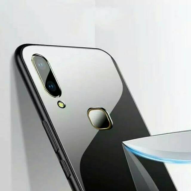 case vivo v9 back cover case tempered glass anti gores vivo V9