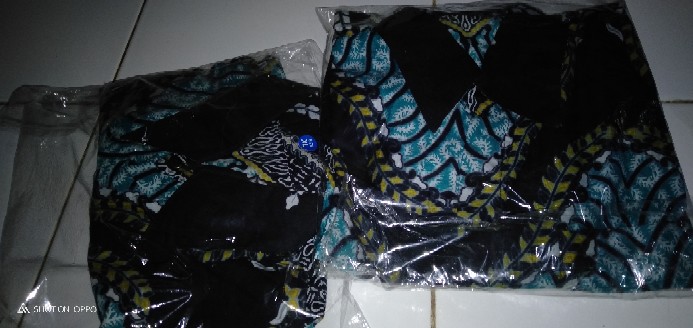 Baju Pakaian Kemeja Batik Hem Kantor Pria Dewasa Lengan Pendek