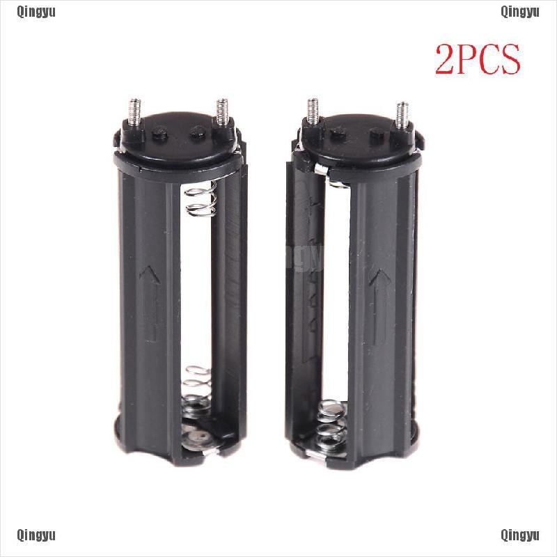 Qyid 2pcs Black Aaa Battery Holder For 3 X 1 5v Batteries Flashlight Torch Brilliant Shopee Indonesia