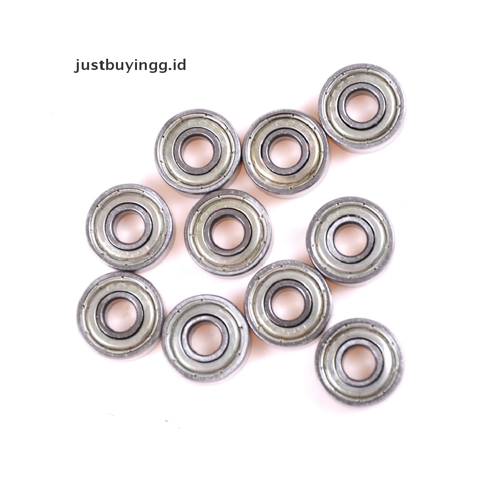 10pcs Bola Bearing Radial 624zz 4mm X 13mm X 5mm 624z Untuk Printer 3d