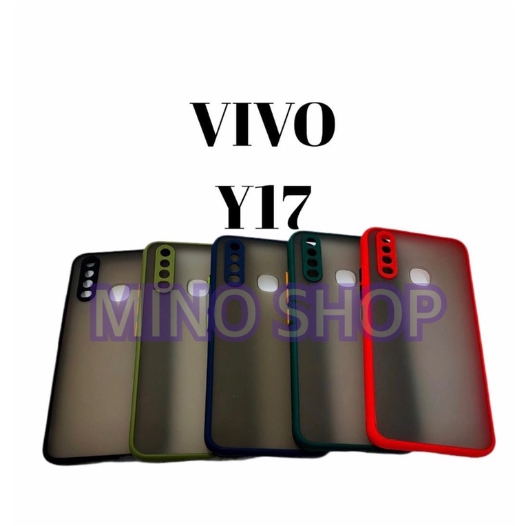 SOFTCASE VIVO Y17 - HARDCASE DOVE MYCHOICE PLUS PELINDUNG KAMERA - AERO CASE