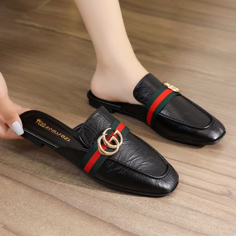 23350 Sepatu Murah Wanita Import Sepatu Kerja Kantoran Kekinian Slip On Selop