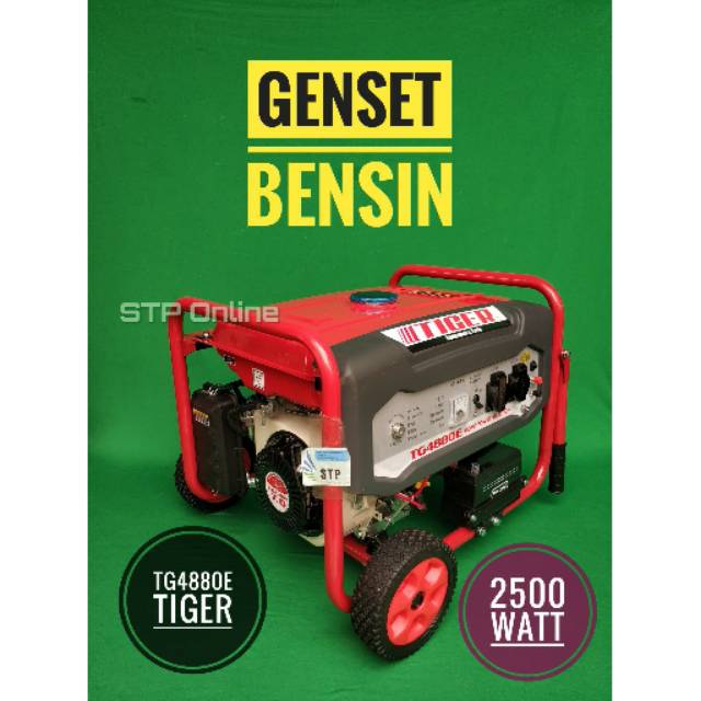 Genset Bensin TG4880E 2500WATT TIGER