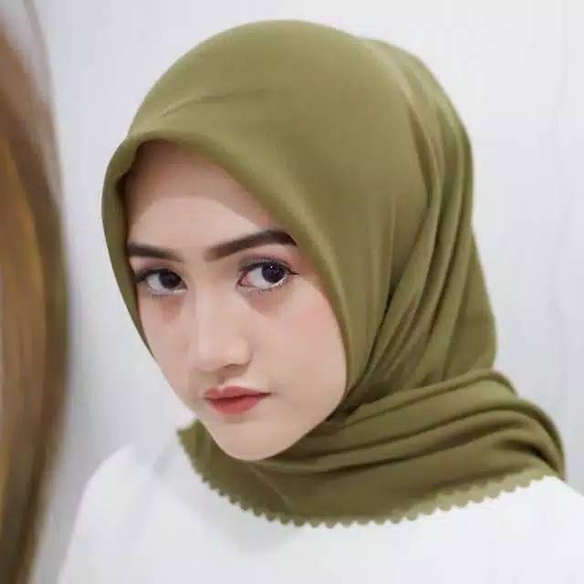 KERUDUNG BELLA SQUARE LASERCUT POLYCOTTON HIJAB LASERCUT BELLA SQUARE SEGIEMPAT BISA COD