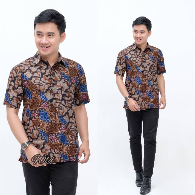 KEMEJA BATIK PRIA BY (DISTRO BATIK) MOTIF ABRI