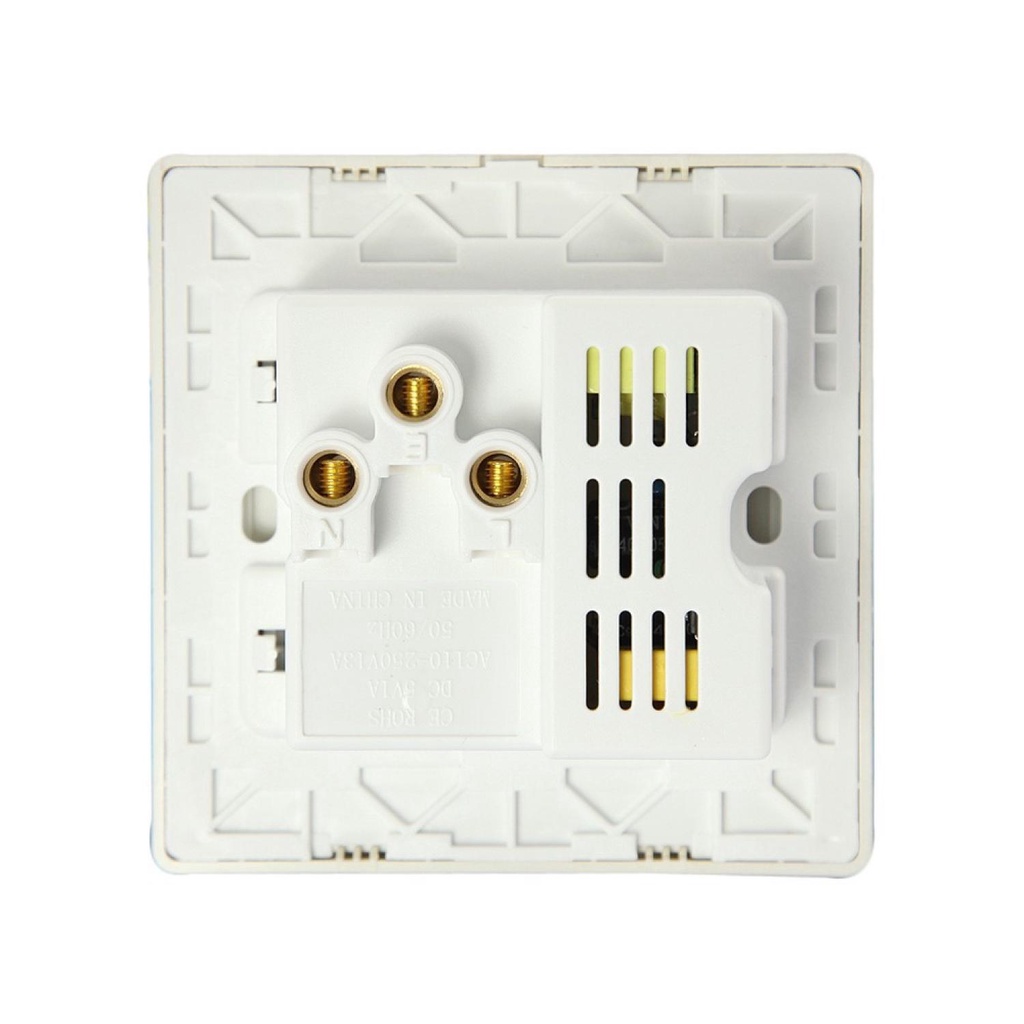 Kontak Universal UK EU US &amp; 2 USB Port  /  Saklar Dinding Tempel Rumah Broco Modern / Stop Kontak Usb Charger 2 Lubang Wall Socket Universal /Saklar Colokan Listrik Mengisi Daya Baterai Alat Elektronik Lainnya / Stop Kontak USB Charger Murah Original