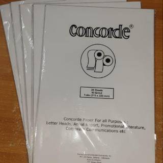 Kertas Concord F4 90Gr / Kertas Concorde Folio