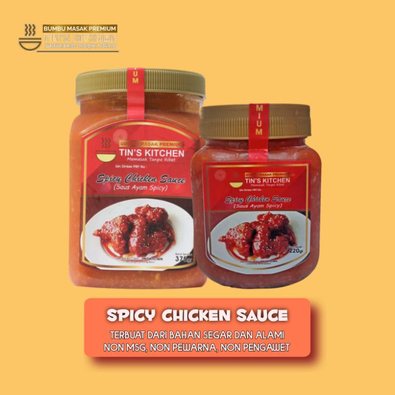 

Tin's Kitchen SPC Bumbu Masak Instan Spicy Chicken Sauce