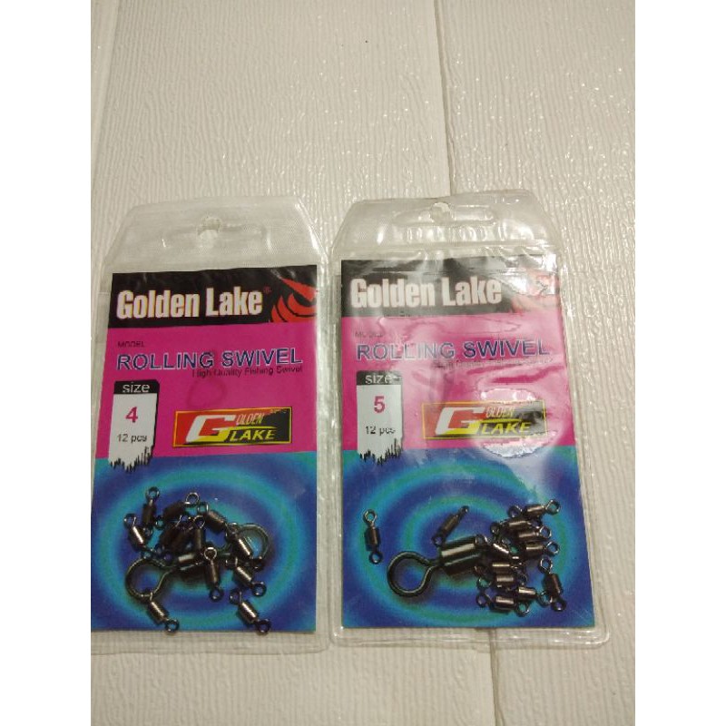 kili kili pancing golden lake rolling swivel