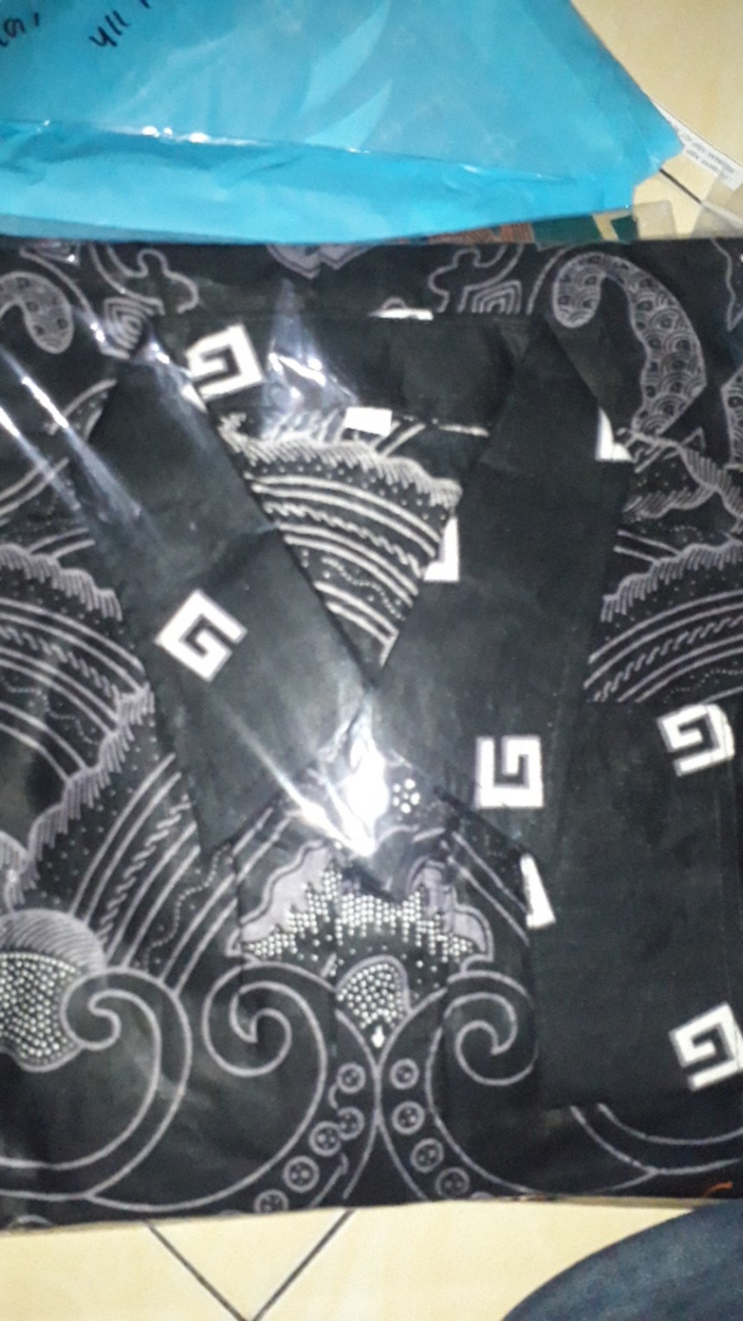 Kemeja Batik Pria Lengan Panjang Murah Seragam M L Xl Xxl