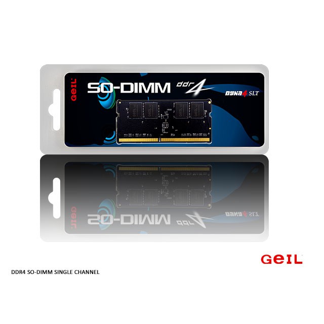 GEIL SO-DIMM DDR4 - Black PCB - PC19200 Single Channel 4GB (1x4GB)