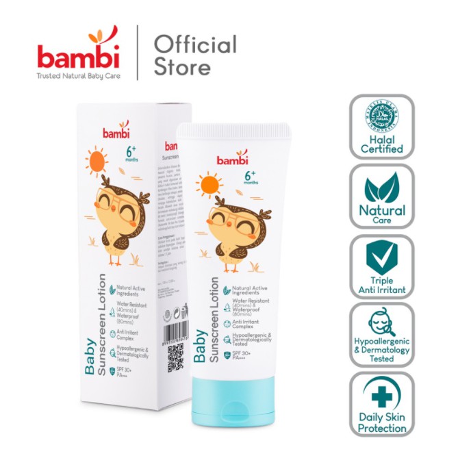 Bambi Baby Sunscreen Lotion 100ml