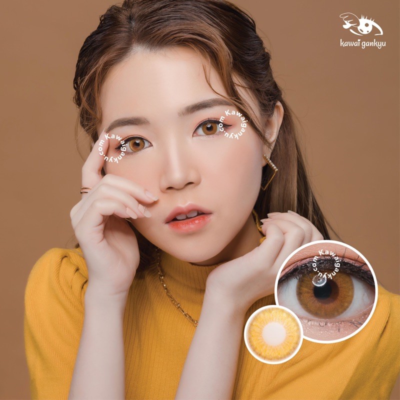 KawaiGankyu softlens - Princess symphony hazel (1botol)