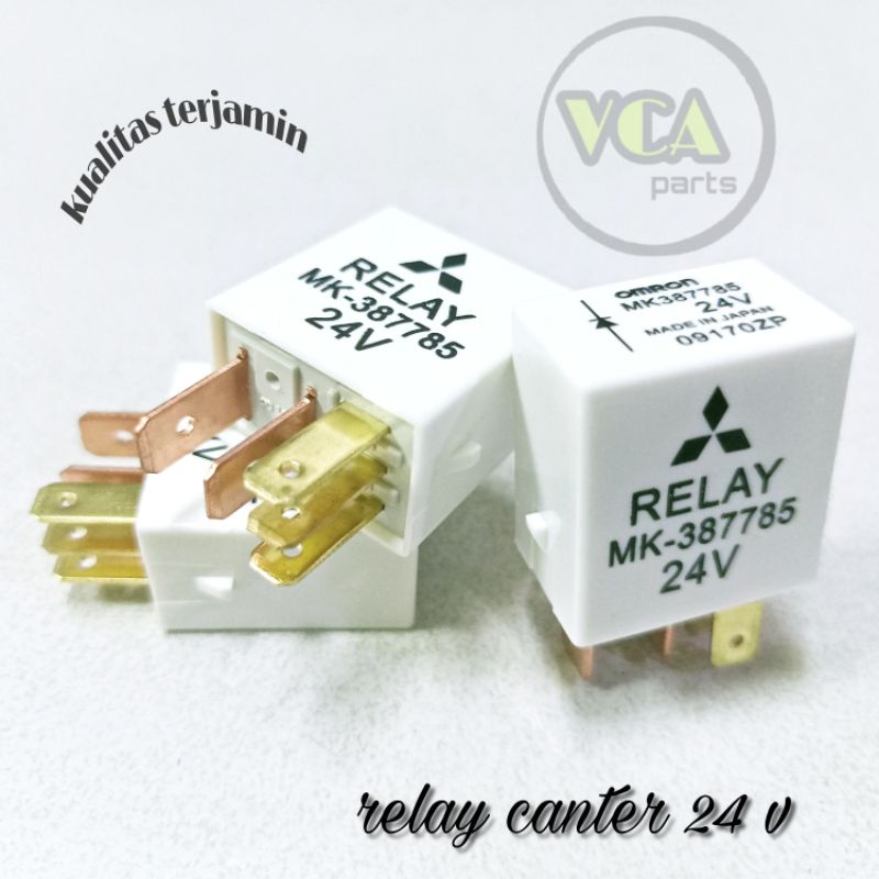 RELAY CANTER 24V KAKI 5 ( 5p )