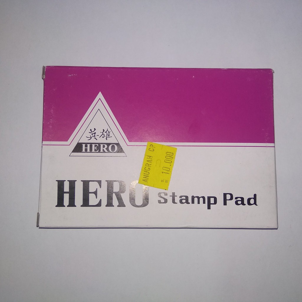 

HERO stamp pad Violet besar (bantalan stempel)