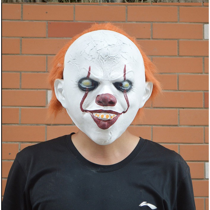 TOL-13 topeng latex karet full head kepala it badut clown pennywise