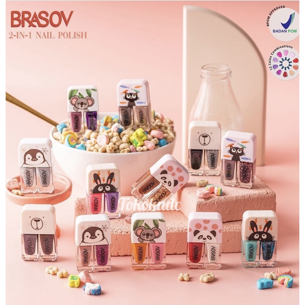 BRASOV NAIL POLISH 6ML 2IN1