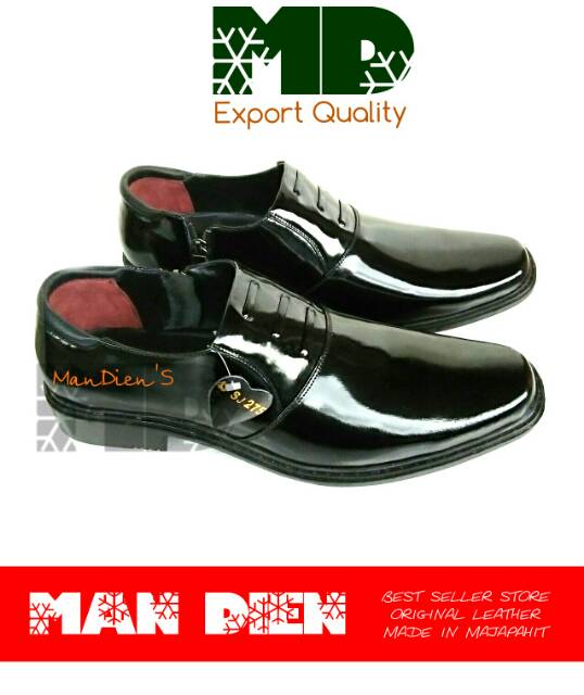Mandiens - Sepatu Kulit Asli PDH SJ.275 /SJ175 Original Medali Export Quality