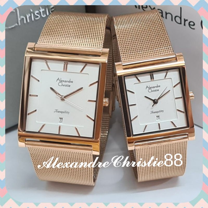 Jam Tangan Alexandre Christie Couple 8629 AC8629 AC 8629 MD | Original