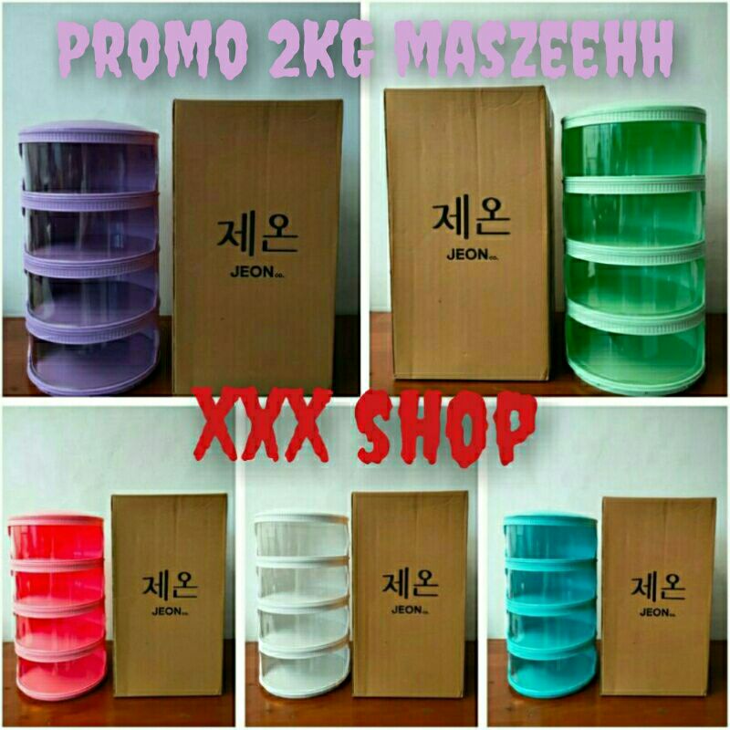 PROMO 2kg tudung saji warna 4 susun sudah rakitan PINK UNGU HIJAU BIRU PUTIH